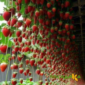 Клубника ампельная Анастасия купить по цене от 370р. в интернет-магазине «Посадика» с доставкой почтой в в Боготоле и по всей России – [изображение №1].